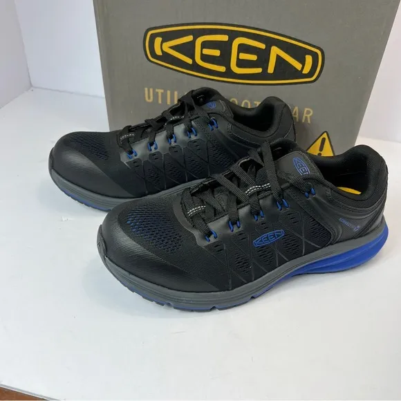 KEEN Utility Vista Energy Sneaker Composite Toe Work Shoes Size 11 W- 9.5 M