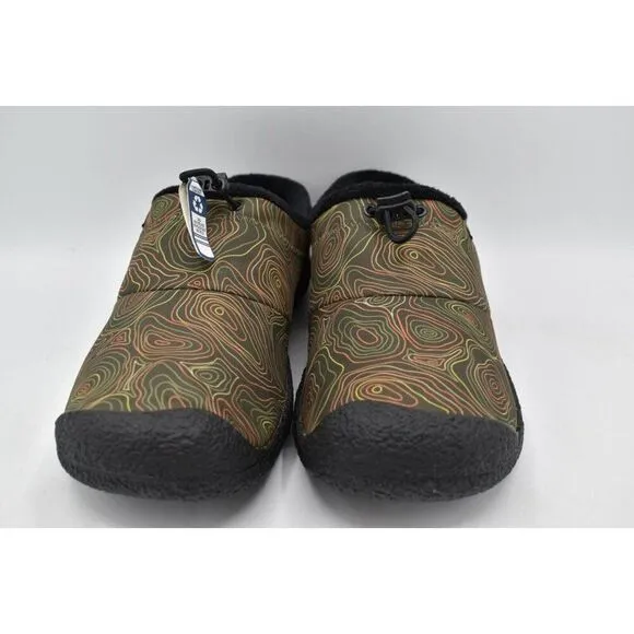 Keen Mens Size 8 Howser III Slide Black Olive Curry Slip On Shoes