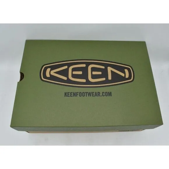 Keen Mens Size 8 Howser III Slide Black Olive Curry Slip On Shoes