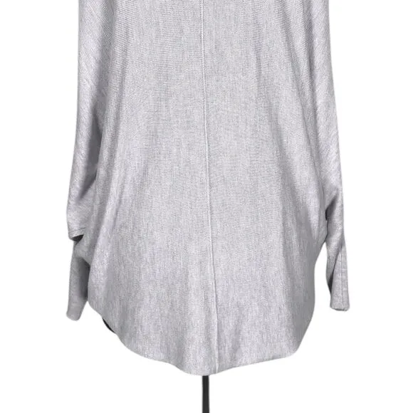 Kerisma Women's Ryu Sweater Gray Cashmere Blend Dolman Sleeve Knit Pullover S/M