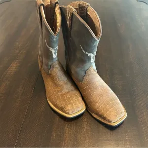Kids Brown Cowboy Boots