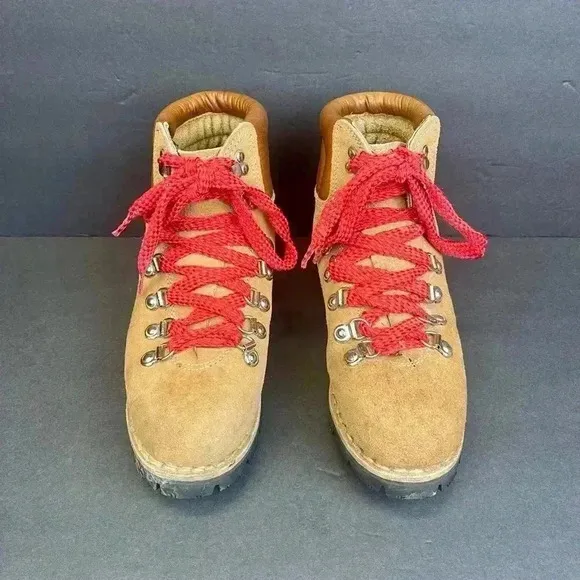 Kinney Boots Women’s Size 6.5 Colorado Brown Suede Lace Up Hiking Boots