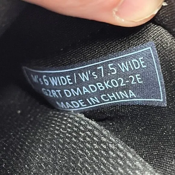 Kizik Madrid Eco Knit Handsfree Athletic Shoes Black Women’s Size 7.5 Wide