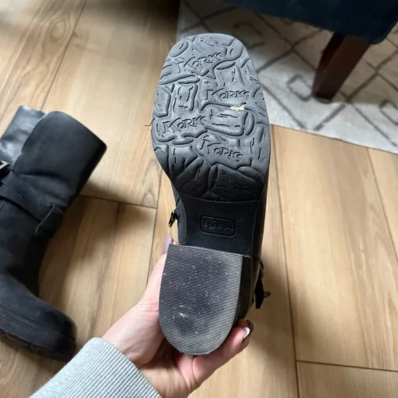 KORKS by Kork-Ease &quot;Meegan&quot; Leather Moto Boots