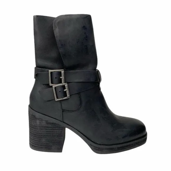 KORKS by Kork-Ease &quot;Meegan&quot; Leather Moto Boots