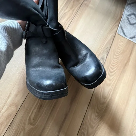 KORKS by Kork-Ease &quot;Meegan&quot; Leather Moto Boots