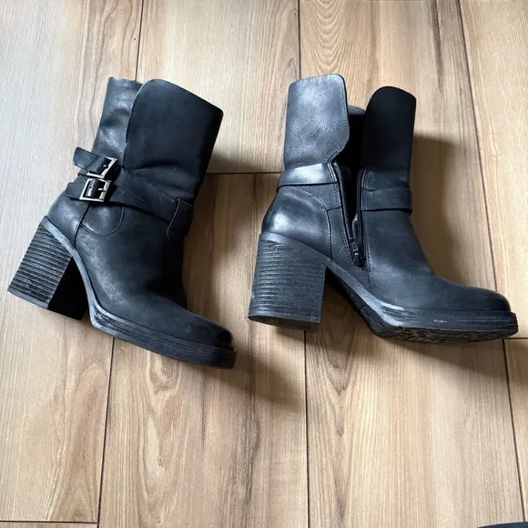 KORKS by Kork-Ease &quot;Meegan&quot; Leather Moto Boots