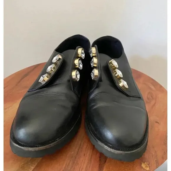 Kurt Geiger Bax Slip On Oxford Shoes Women’s 38 in Black