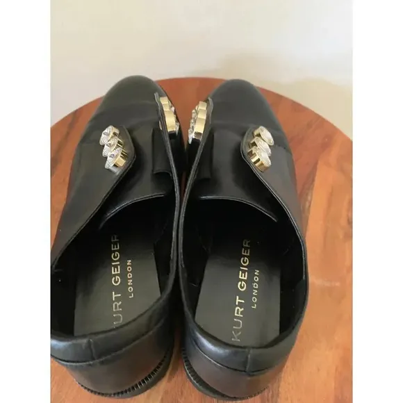 Kurt Geiger Bax Slip On Oxford Shoes Women’s 38 in Black