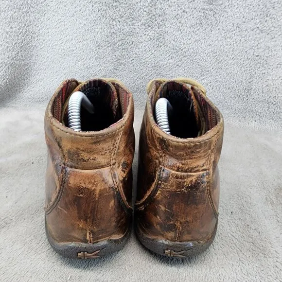 Kuru Shoes Womens Size 9 Brown Leather Lace Up Boots