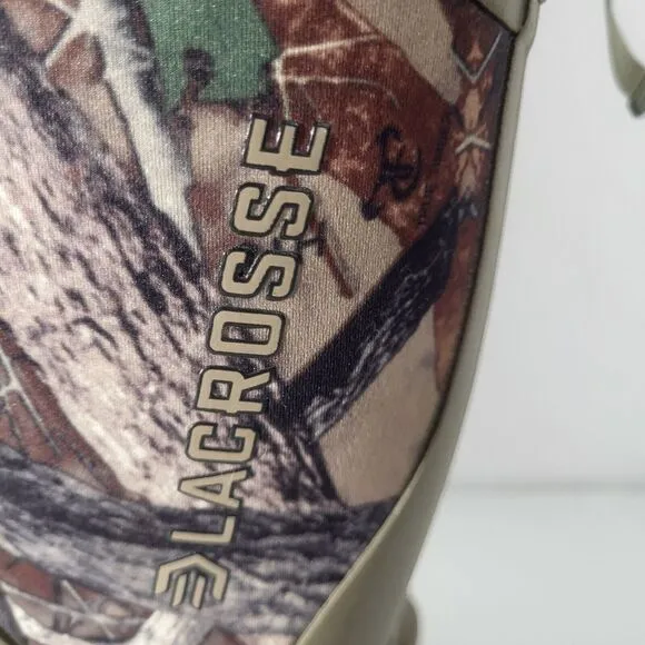 LaCrosse Alpha Agility 17&quot; WP 800 Gram Camo Mens Tall Hunting Boot Sz 9
