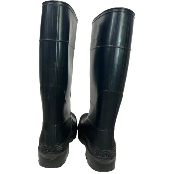 LaCrosse Black Rubber Rain Work Boots, Made in the USA, Men’s Size 9