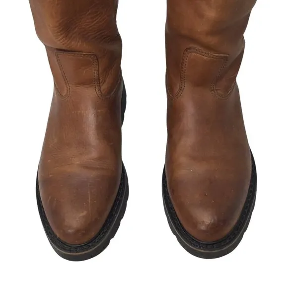 Lacrosse Boots Wellington XL Extralight 6100 Size 7 EE Leather 11&quot; Work Boot