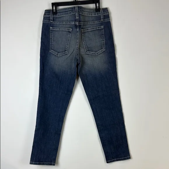 L'AGENCE Blue Ankle Cropped Jeans Slim Fit Ankle Length Size 25 NWT