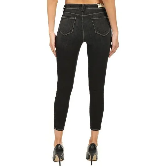 L'Agence Jeans Margot Skinny High Rise Faded Carbon Size 28 - Excellent