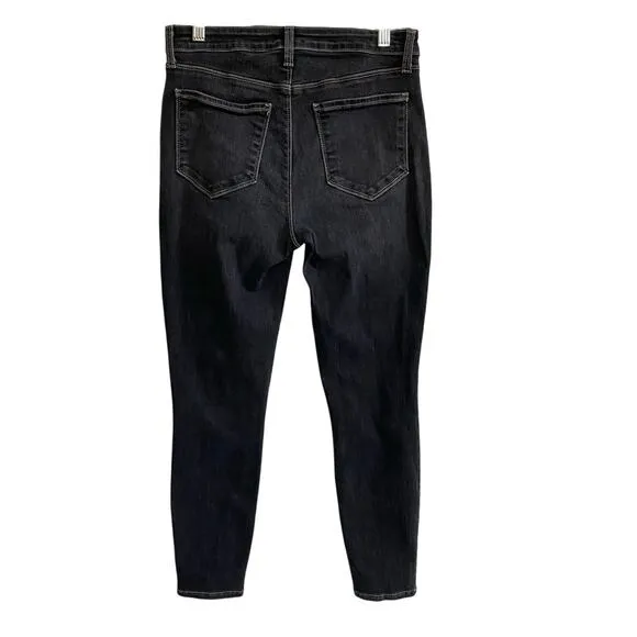 L'Agence Jeans Margot Skinny High Rise Faded Carbon Size 28 - Excellent