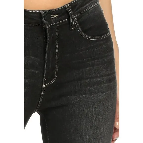 L'Agence Jeans Margot Skinny High Rise Faded Carbon Size 28 - Excellent