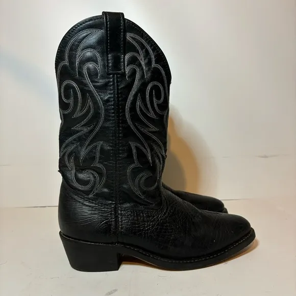 LAREDO (28-1820) BLACK / COWBOY BOOTS - MENS SIZE 7 D Men’s Work Wear