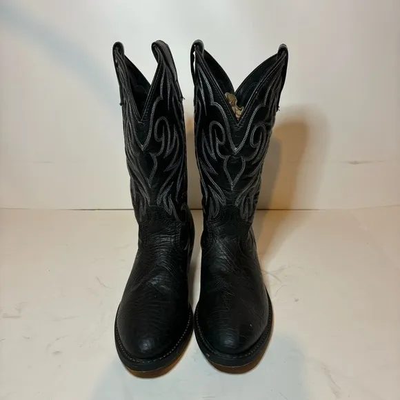 LAREDO (28-1820) BLACK / COWBOY BOOTS - MENS SIZE 7 D Men’s Work Wear