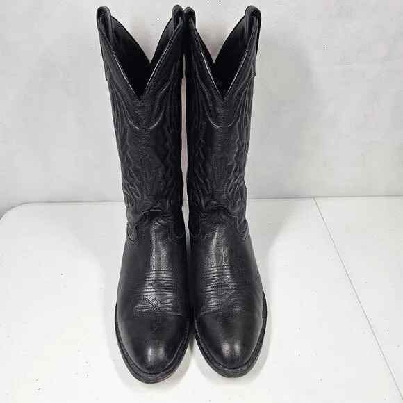 Laredo 6691 Men's Black Jacksonville Western Boots Size 9.5 EW