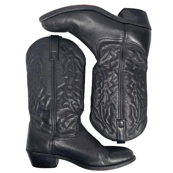 Laredo 6691 Men's Black Jacksonville Western Boots Size 9.5 EW