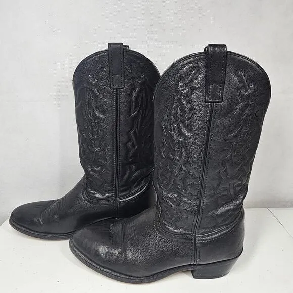 Laredo 6691 Men's Black Jacksonville Western Boots Size 9.5 EW