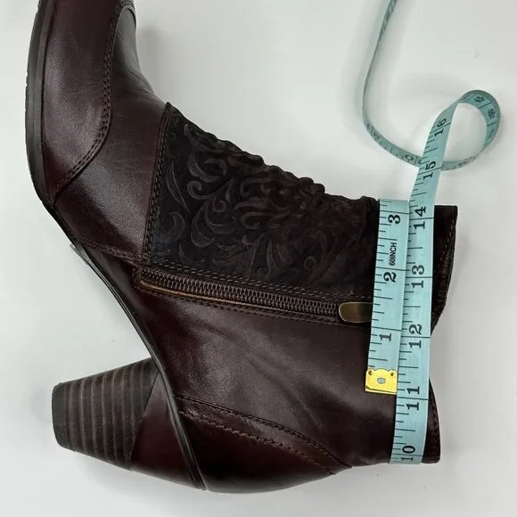 L'Artiste by Spring Step Women's Brown Belgard Leather Victorian Boot EU 37