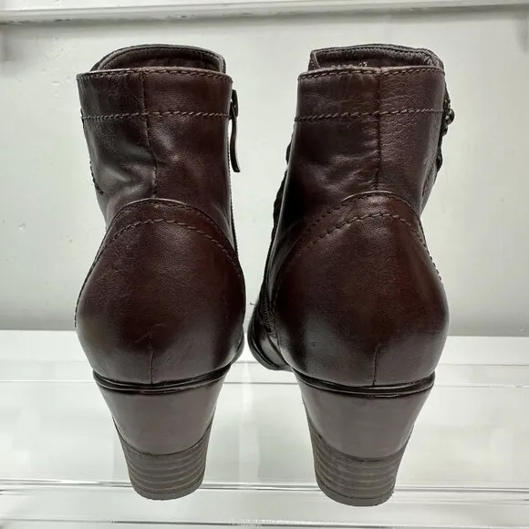 L'Artiste by Spring Step Women's Brown Belgard Leather Victorian Boot EU 37