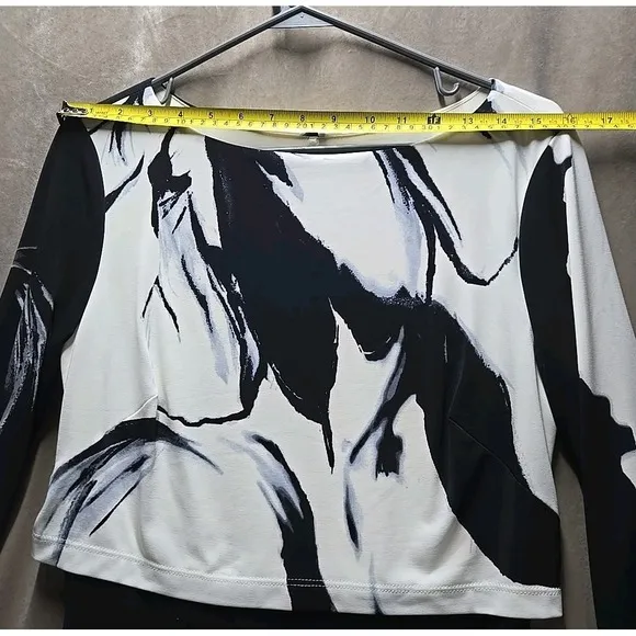 Lauren Ralph Lauren size 4 black and white dress NWT
