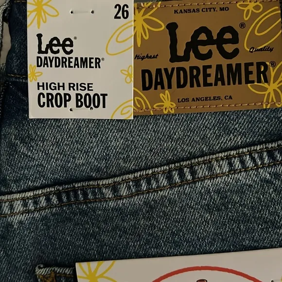 LEE X DAYDREAMER WESTERN CAROL BOOT IN THREAD OF FATE NWT 24, 25, 26 DENIM