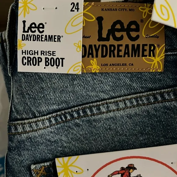 LEE X DAYDREAMER WESTERN CAROL BOOT IN THREAD OF FATE NWT 24, 25, 26 DENIM