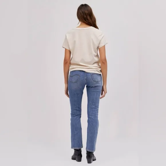 LEE X DAYDREAMER WESTERN CAROL BOOT IN THREAD OF FATE NWT 24, 25, 26 DENIM