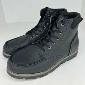 Levi's Mens 51061901A1 Black Dean Moc Toe Lace Up Ankle Rugged Size 10.5 Boots