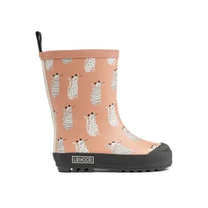 Liewood Thermal rain boots 'Mason' Cat/Tuscany Rose