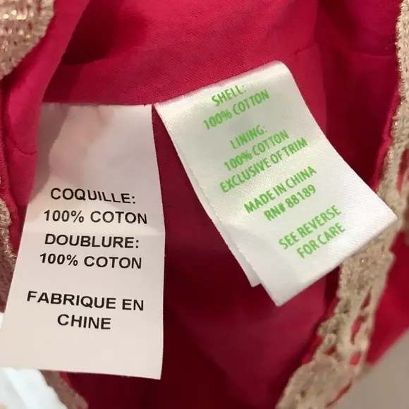 Lilly Pulitzer Augusta Shift Boat Wheel Anchor Jacquard Lipstick Pink Women’s 8