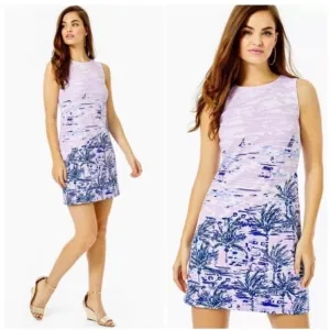 Lilly Pulitzer Gellar Purple Mini Shift Dress