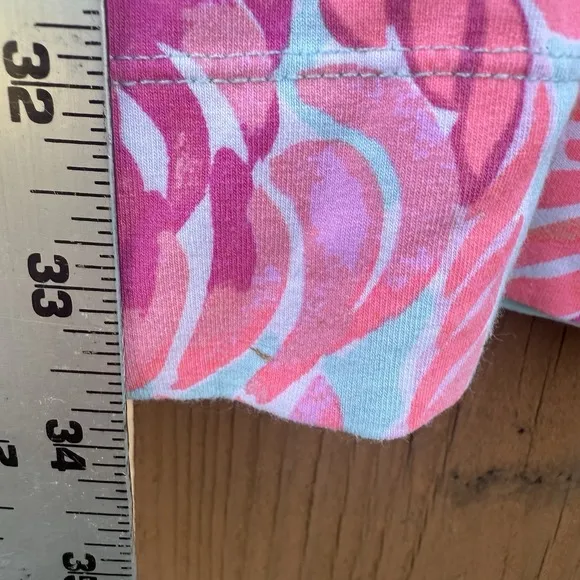Lilly Pulitzer Size Small UPF 50  Sophie dress Pink Gold Button