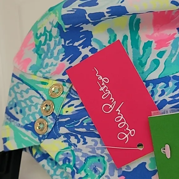 Lilly Pulitzer UPF 50  Sophie Dress Multi Mermaids Cove