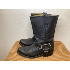 LINEA DE‎ ORO Quality Harness Mens US 7 Leather Western Work Riding Biker Boots