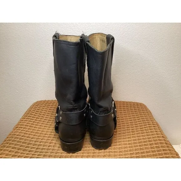 LINEA DE‎ ORO Quality Harness Mens US 7 Leather Western Work Riding Biker Boots