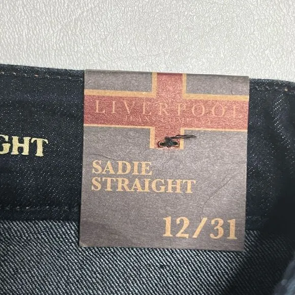 Liverpool | NWT Dark Denim Sadie Straight Jeans