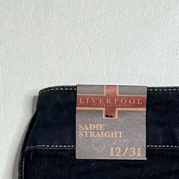 Liverpool | NWT Dark Denim Sadie Straight Jeans