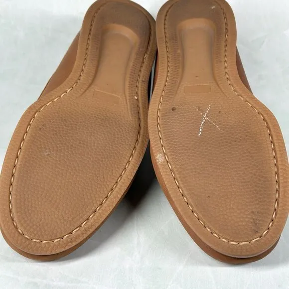 LL Bean Signature Leather Boat Shoes Men’s Size 9.5 D casual Made El Salvador