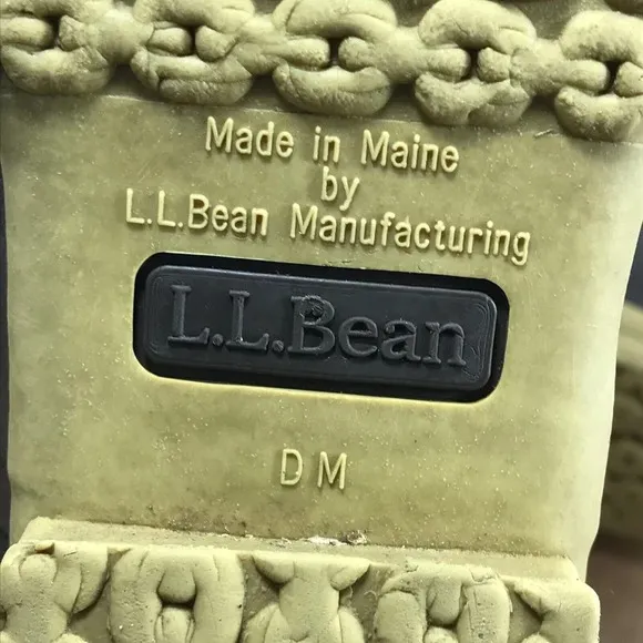 LL Bean Womens Bean Boots 8&quot; Leather Unlined Duck Boots Brown Size 8