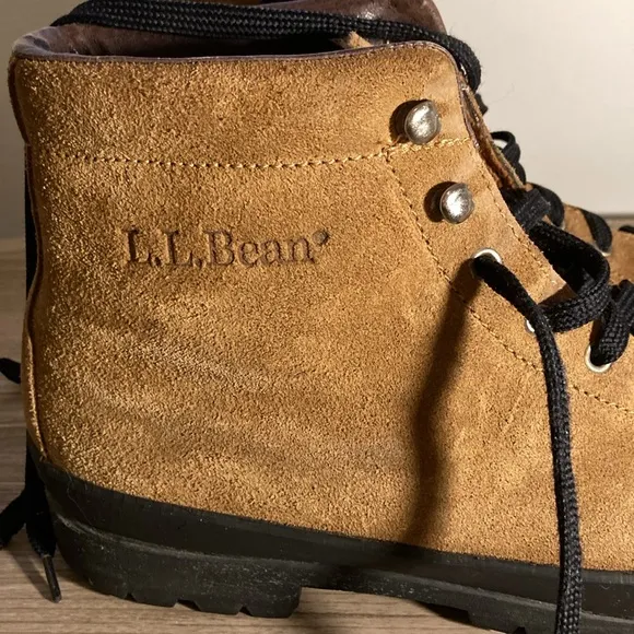 L.LBean split leather thinsulate boots 9,5