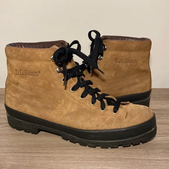 L.LBean split leather thinsulate boots 9,5