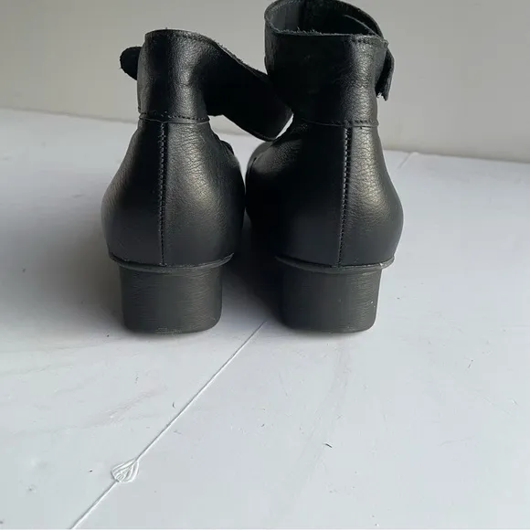 LOINTS OF HOLLAND Sydney Charlotte Shoes US 9.5 Black Mary Jane Ankle Strap Clog