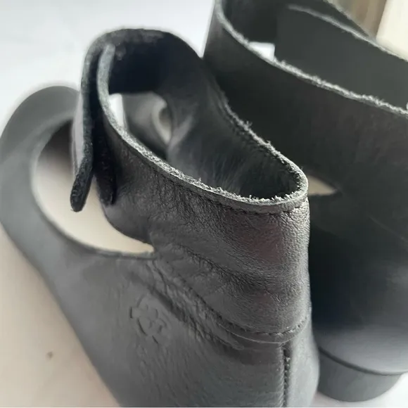 LOINTS OF HOLLAND Sydney Charlotte Shoes US 9.5 Black Mary Jane Ankle Strap Clog