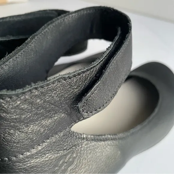 LOINTS OF HOLLAND Sydney Charlotte Shoes US 9.5 Black Mary Jane Ankle Strap Clog
