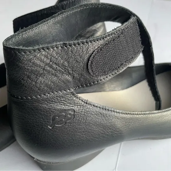 LOINTS OF HOLLAND Sydney Charlotte Shoes US 9.5 Black Mary Jane Ankle Strap Clog